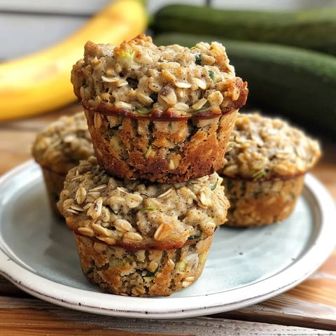 Délicieux muffins bananes & avoine