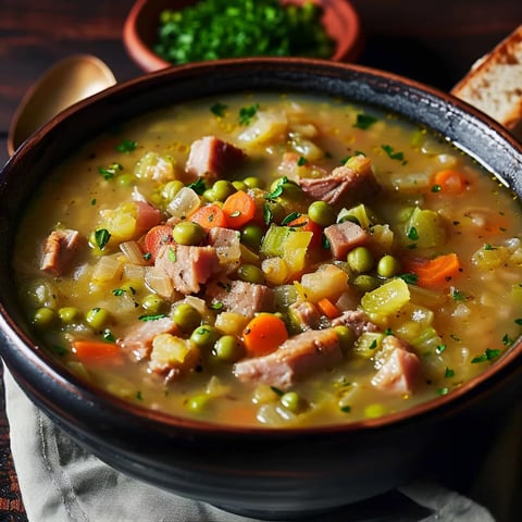 Gourmande soupe aux pois