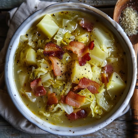 Soupe de choux savoureuse