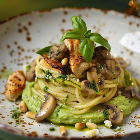 Poulet champignons savoureux