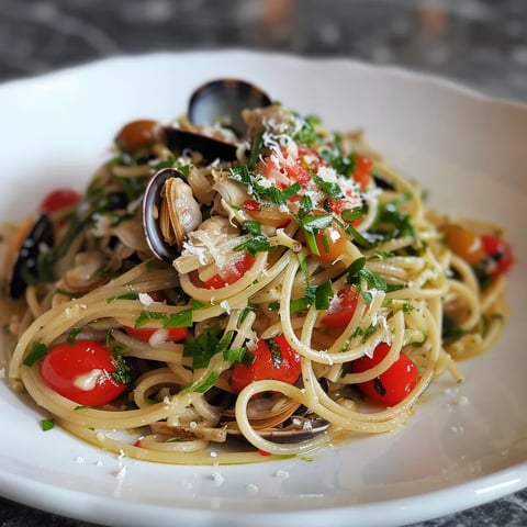 Pâtes légères, légumes et palourdes