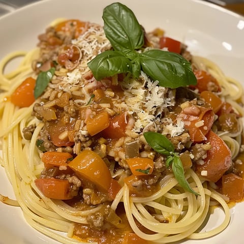 Bolognaises porc spaghettis