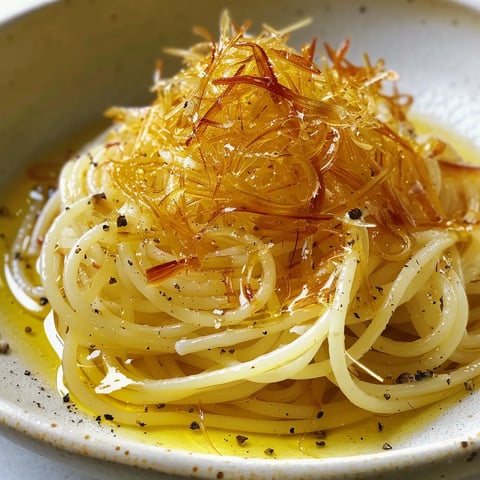 Poutargue et spaghettis