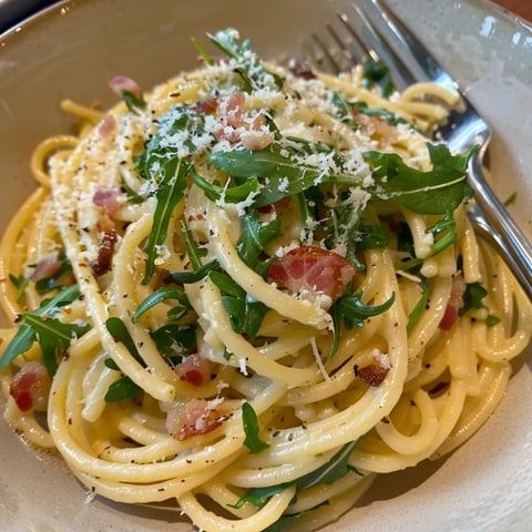 Carbonara roquette facile
