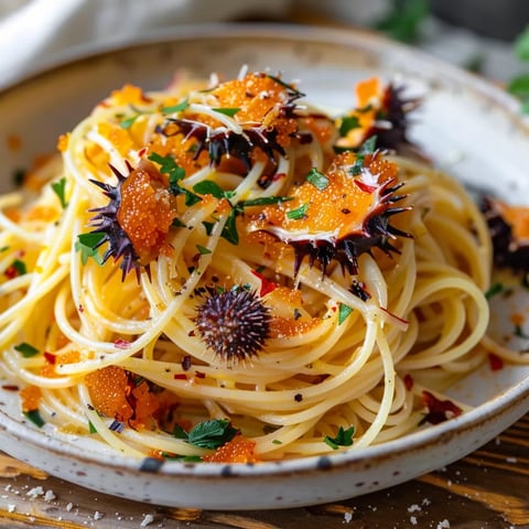 Oursins spaghettis gourmands