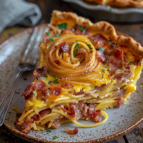 Délicieuse spirale spaghetti