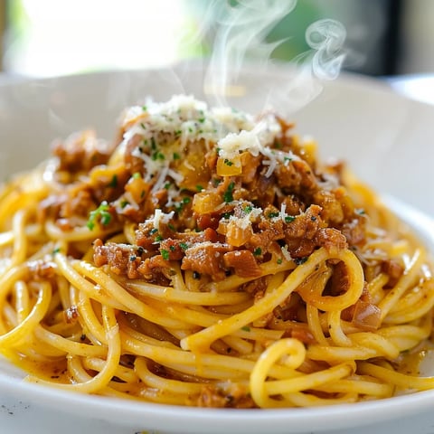 Plat savoureux de spaghettis au curry