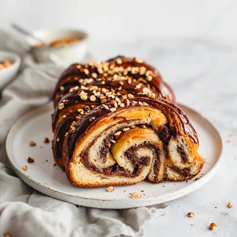 Babka légère et chocolat noisettes