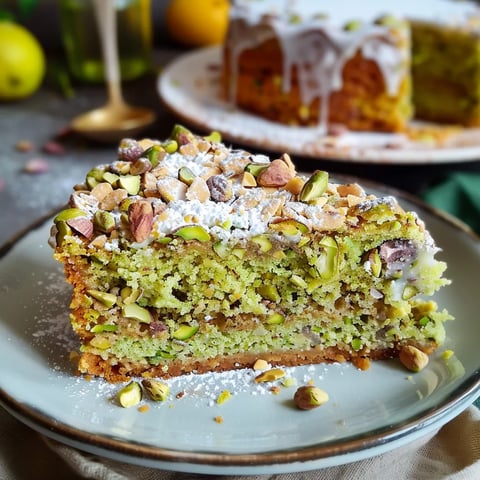 Pistaches et macaron inspirés par Ottolenghi