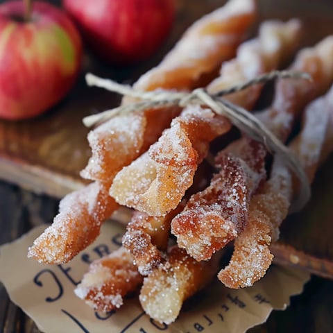 Twists caramélisés au cidre