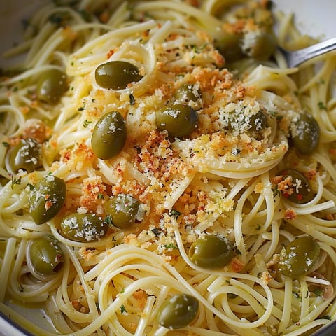 Délicieux capellini olives