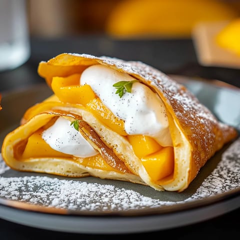 Mangue crêpes maison légères
