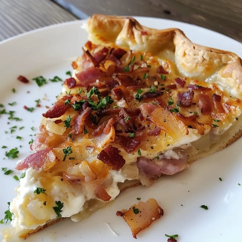 Flammekueche aux lardons maison