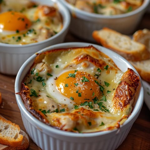 Poulet fromage cocotte