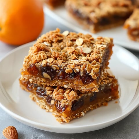 Carrés croquants dattes amandes