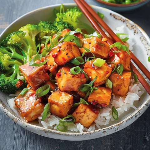 Tofu Général Tao croustillant