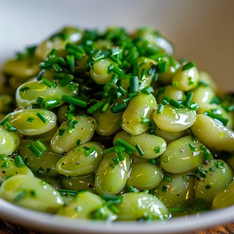 Gourganes et vinaigrette