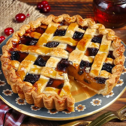 Délicieuse tarte ferlouche rustique