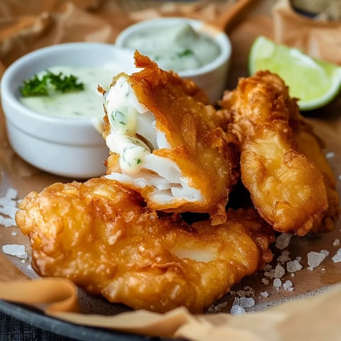 Flétan doré croustillant Gaspésie