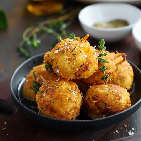 Panais croustillants et fromage fondant