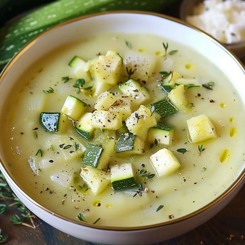 Velouté doux courgettes