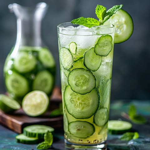 Concombre citron rafraîchissant