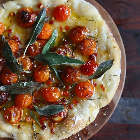 Tomates ail confit pain italien