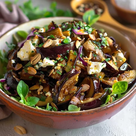 Aubergines miel curry