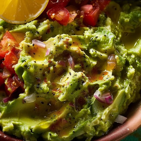 Guacamole citron onctueux