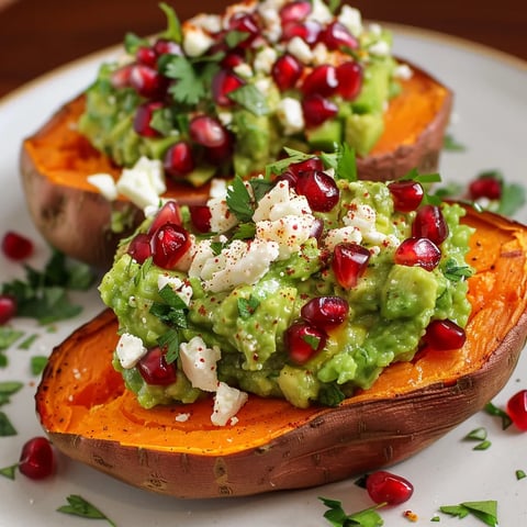 Guacamole patates douces feta