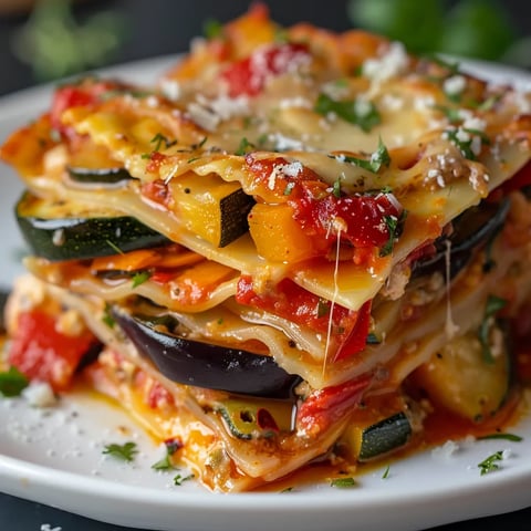 Lasagnes aux légumes estivaux