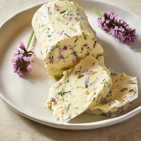 Beurre fleurs ciboulette