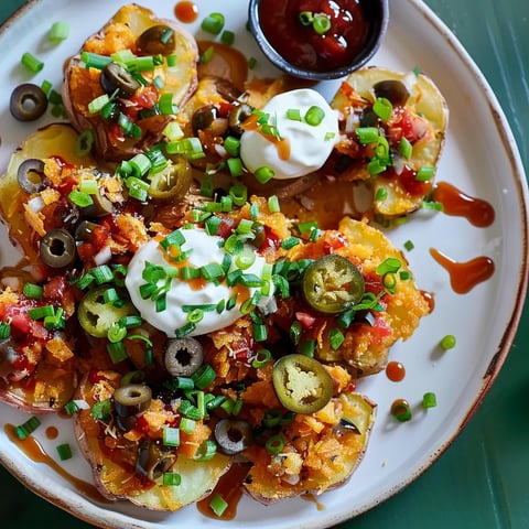 Délicieuses pommes écrasées tex-mex