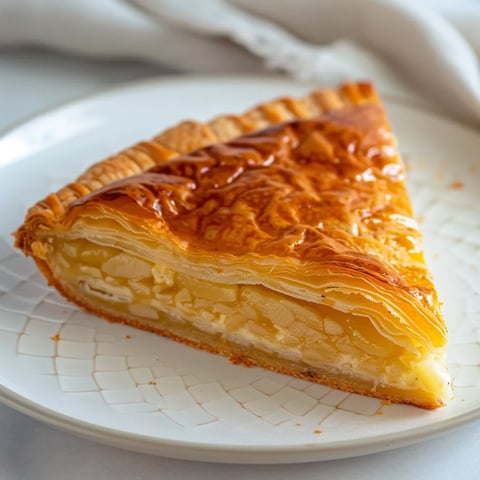 Galette dorée à la frangipane