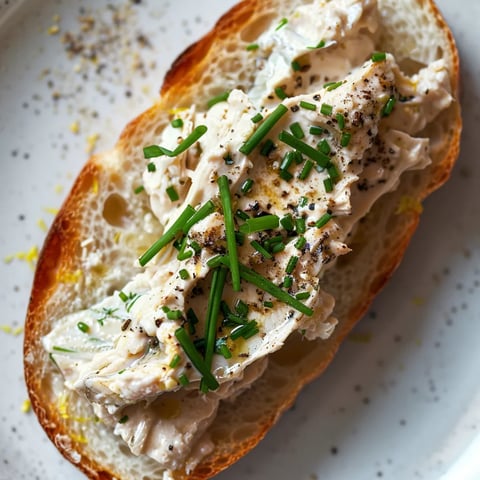 Maquereau fumé et ciboulette