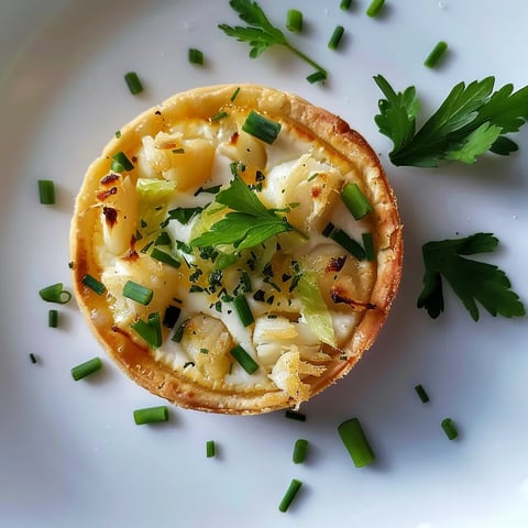 Poireaux et crabe délicieux