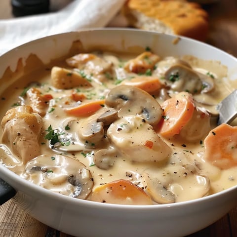 Poulet Champignons Familial