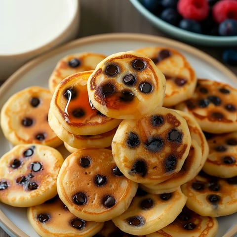 Douces crêpes yaourt chocolat