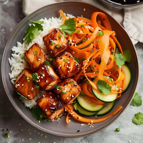 Saumon laqué gourmand