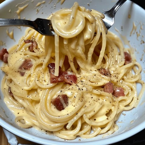 Pâtes à la carbonara italienne
