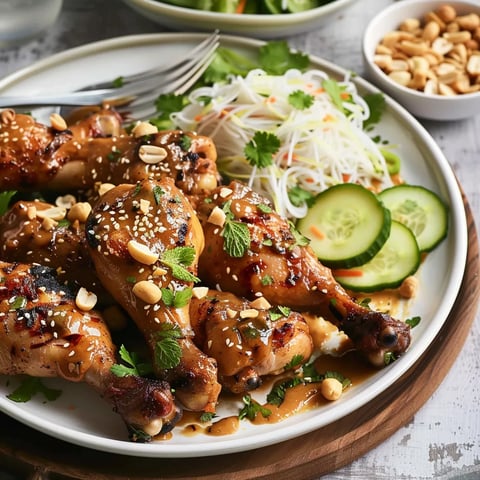 Poulet satay doré