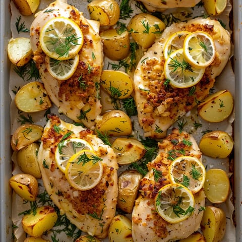 Citron et romano poulet