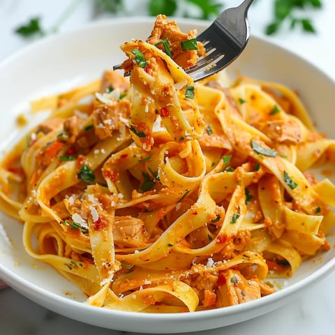 Tagliatelles et bolognaise au thon