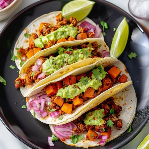 Tacos garnis de chorizo et patates