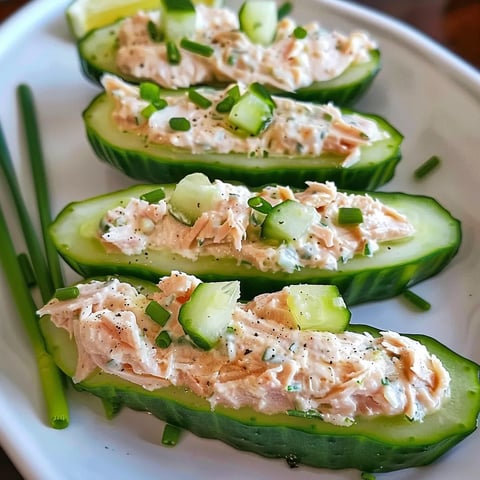 Thon en concombres frais