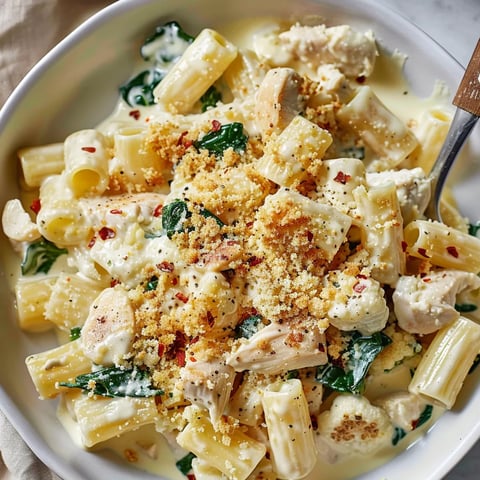 Sauce gourmande rigatonis