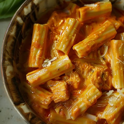 Pâtes vodka et tomate