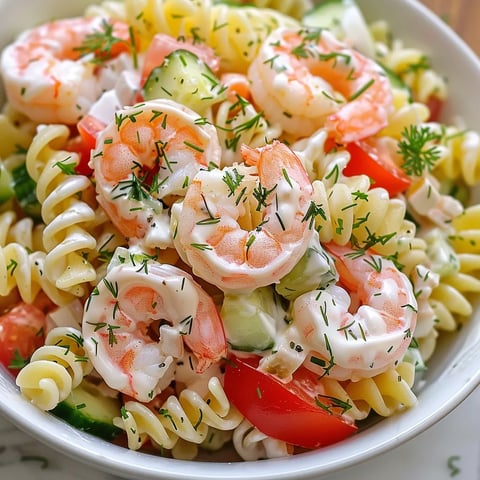 Salade fraîcheur et marine aux pâtes