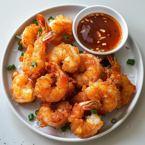 Crevettes croustillantes et dorées