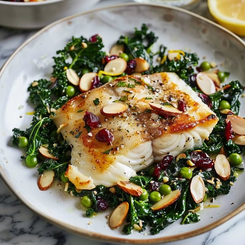 Morue croquante et légumes parfumés